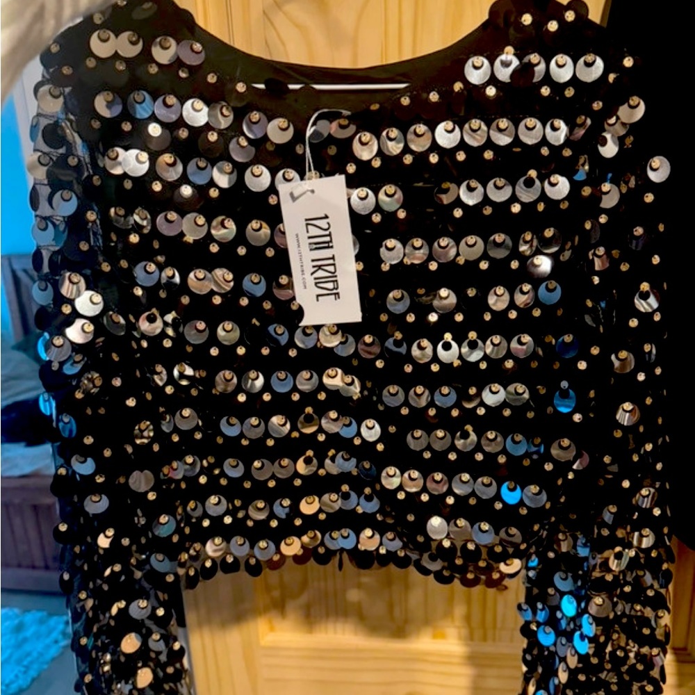 12th tribe sequin shirt